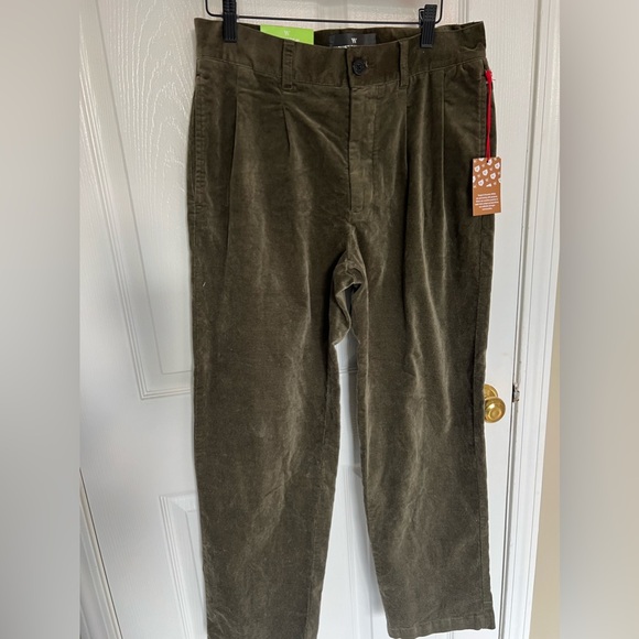 Houston White Adult Velvet Double Pleated Pants NWT Unisex 30X30 men/women NWT - Picture 3 of 9